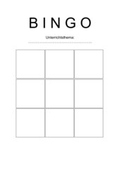 Bingokarten Für Kinder Zum Ausdrucken