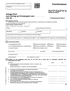 Anlage Kind 2016 Ausdrucken