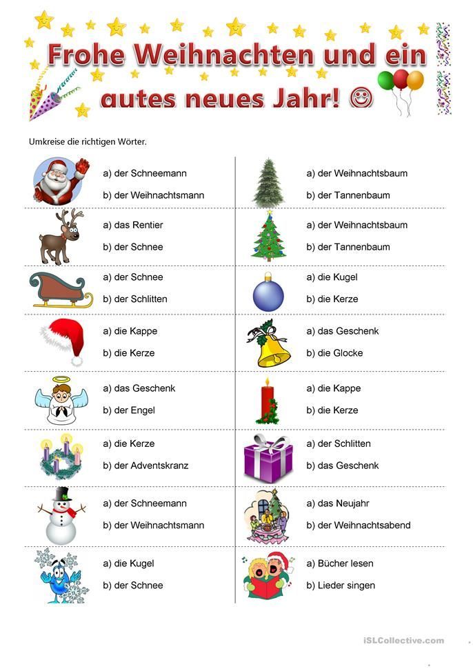 Weihnachtsquiz Für Kinder Zum Ausdrucken