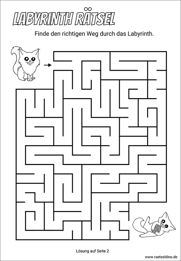 Labyrinth Kinder Ausdrucken Pdf