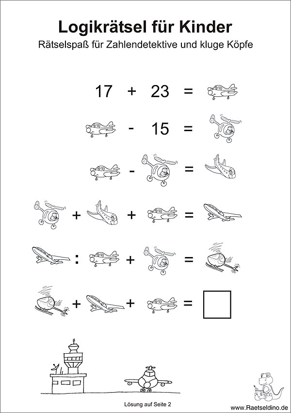 Rätsel Für Kinder 4.klasse Zum Ausdrucken