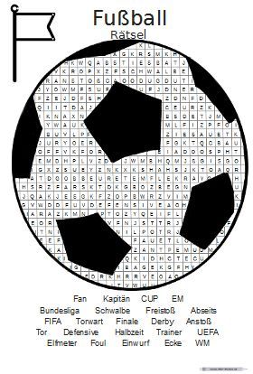 Fussballquiz Für Kinder Ausdrucken