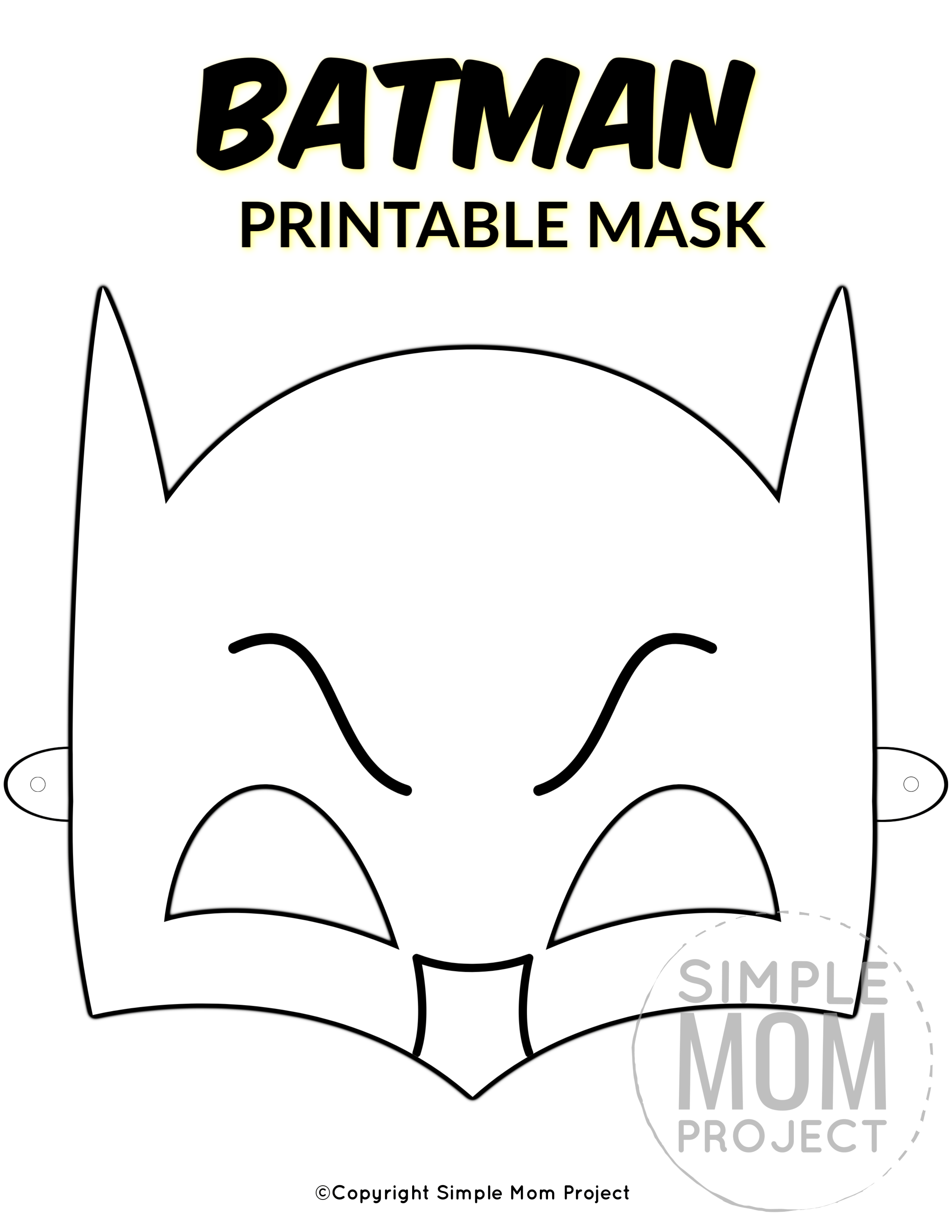 Batman Maske Kinder Ausdrucken